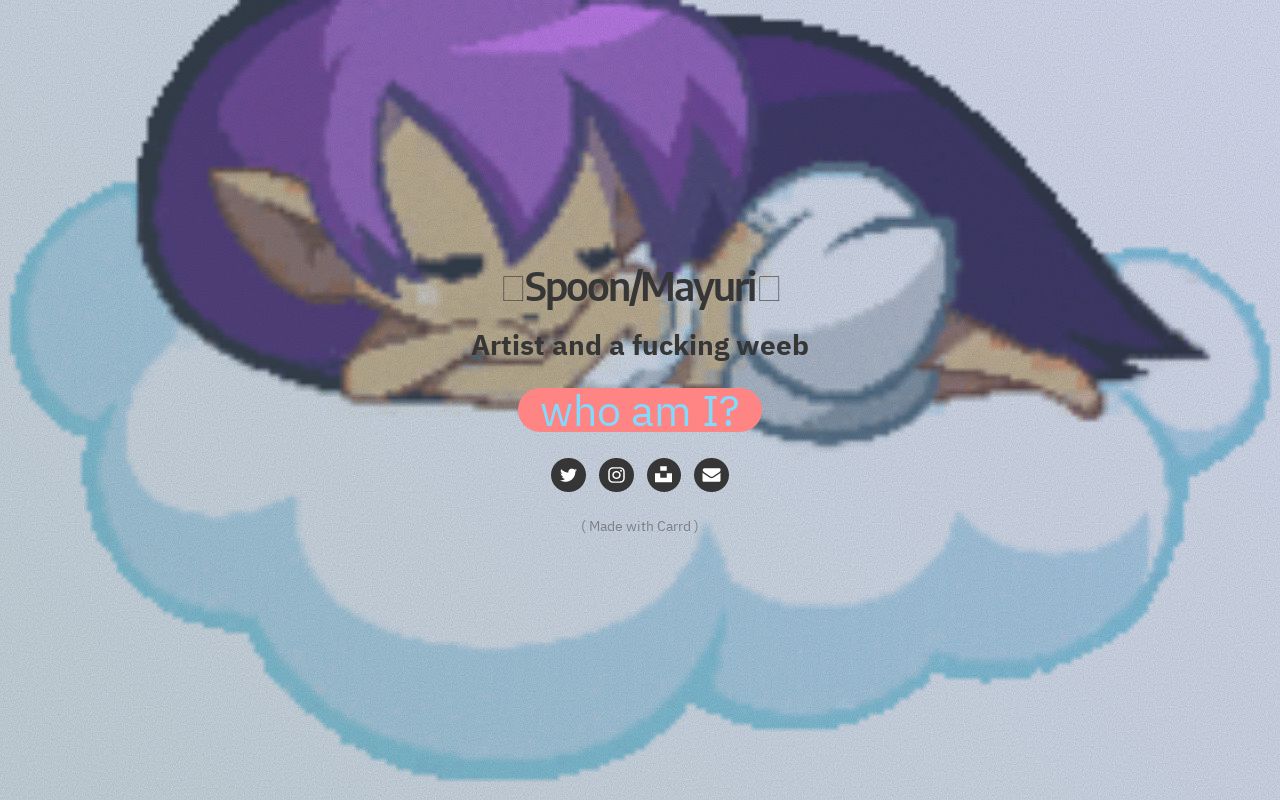 Carrd profile picture for @mayur